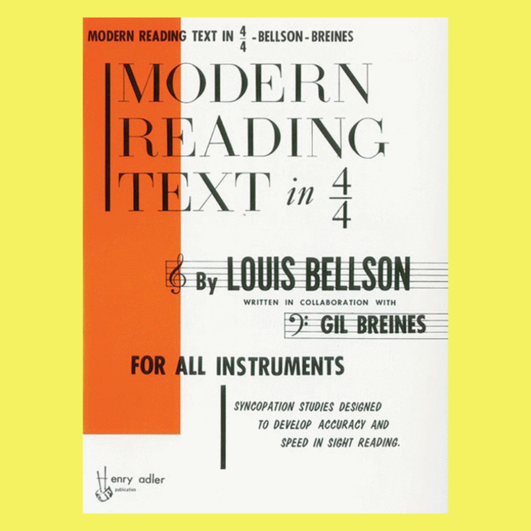 Louis Bellson - Modern Reading Text In 4/4 Book