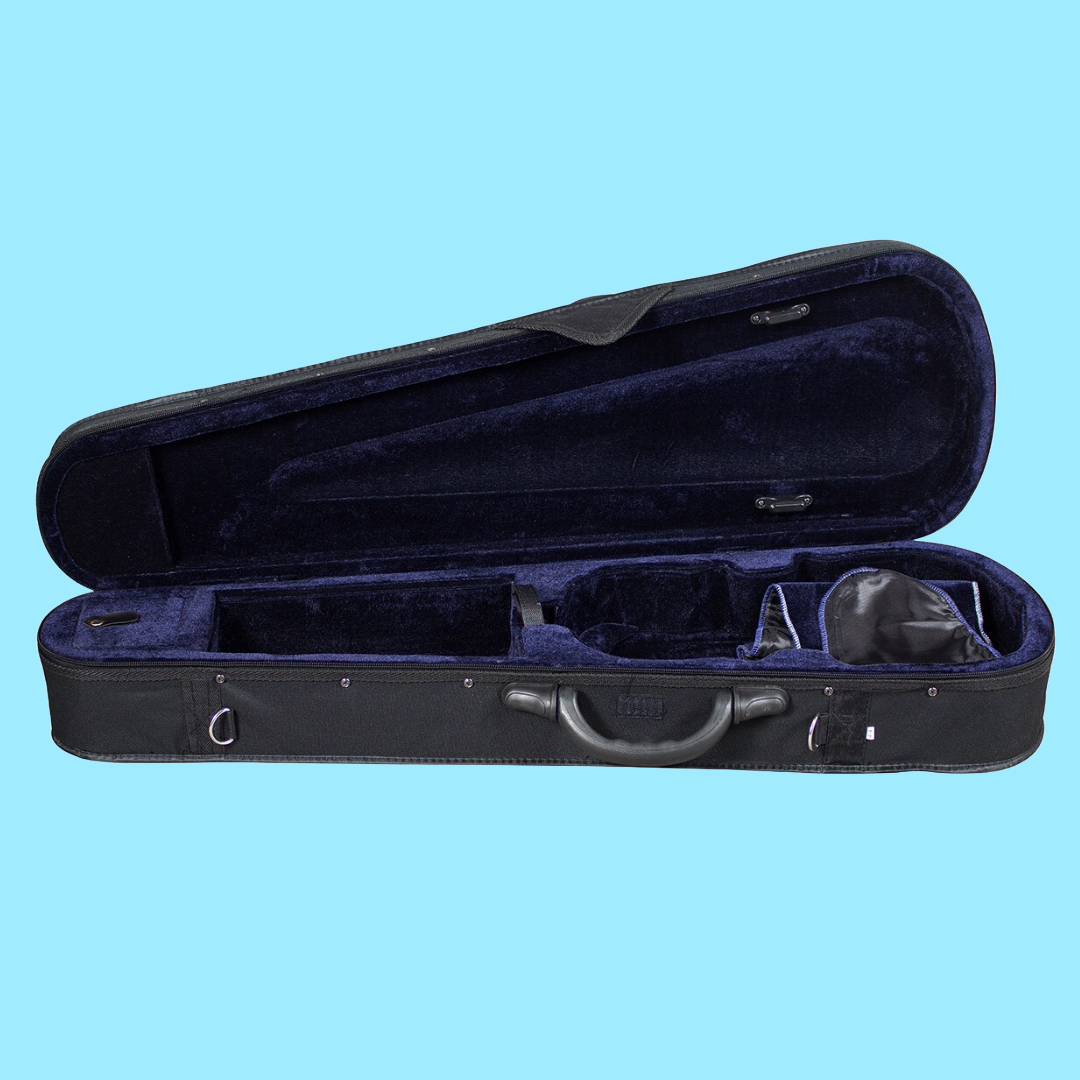 Vivo 4/4 Electric Ebony Violin including Professional Setup