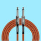 Kirlin 20ft Orange Entry Woven Instrument Cable