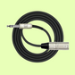 Kirlin Male XLR - 6.5 Stereo Jack Cable - 20ft