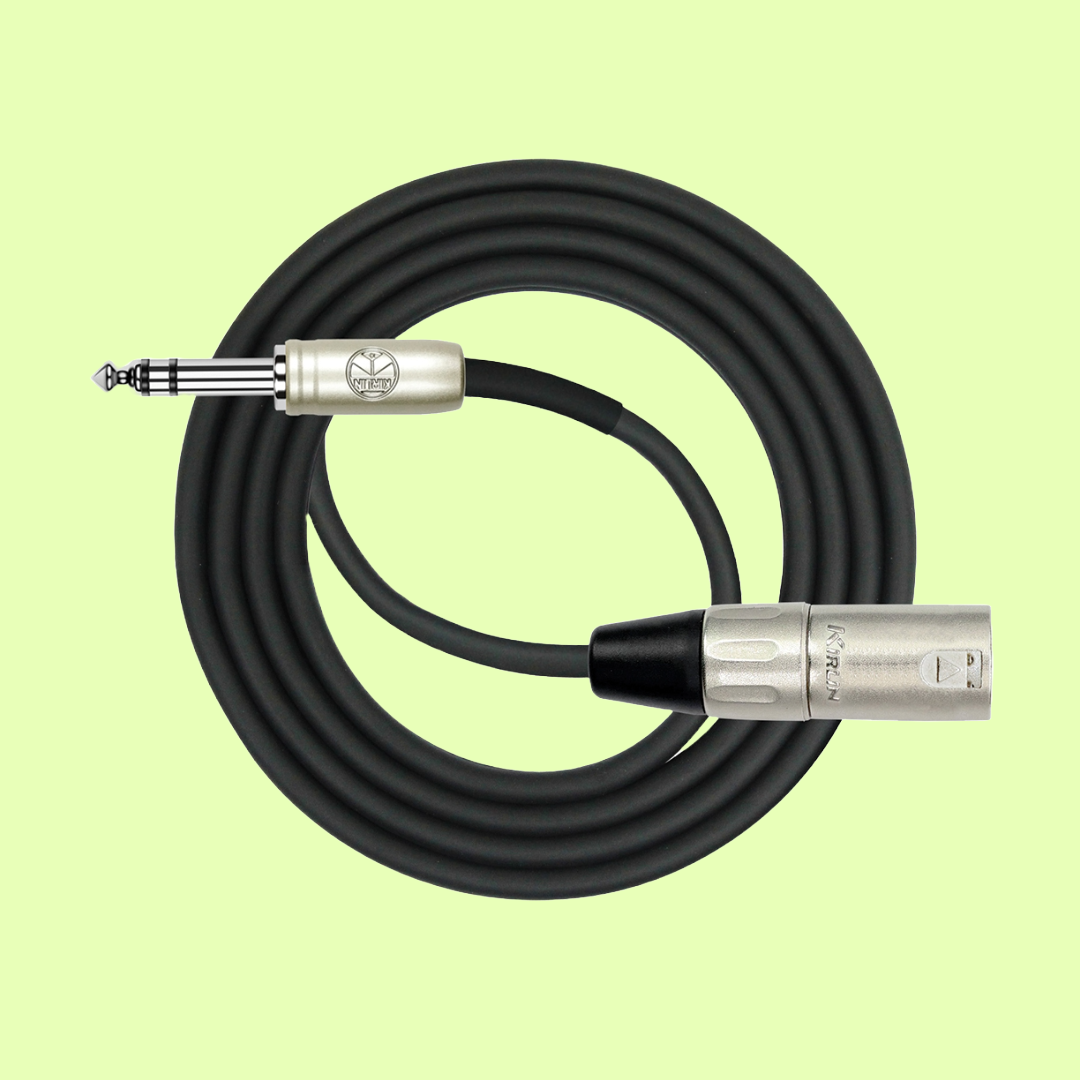 Kirlin Male XLR - 6.5 Stereo Jack Cable - 20ft