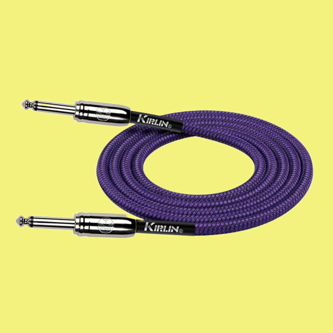 Kirlin IWC201PU 20ft Purple Entry Woven Instrument Cable