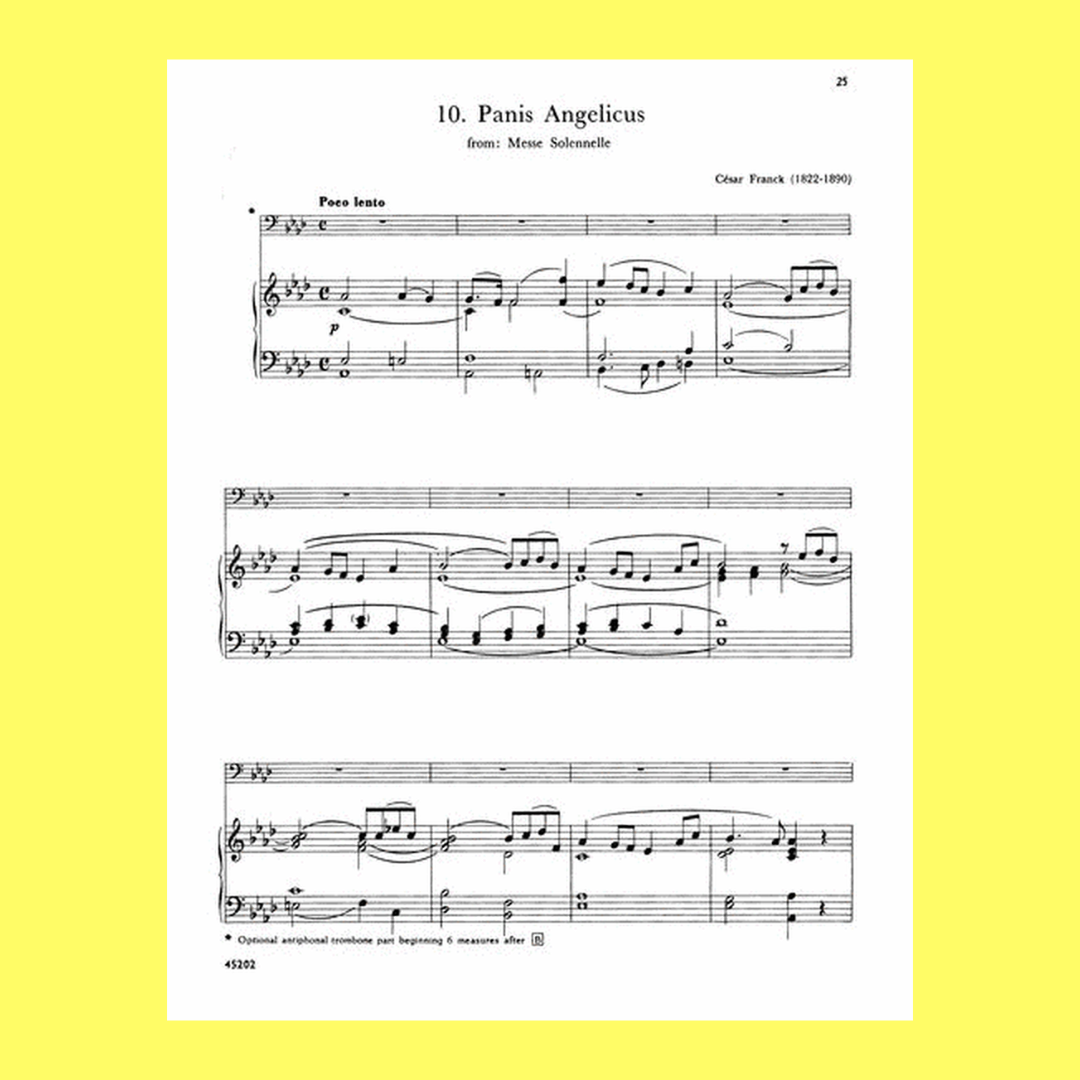 Solos For The Trombone Player with Piano Accompaniment Book