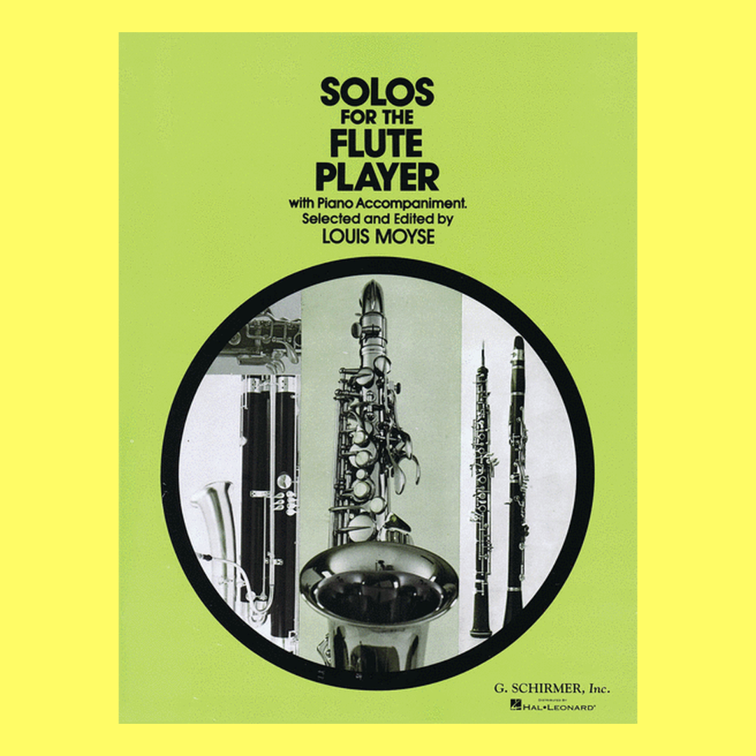 Solos For The Flute Player Flute with Piano Accompaniment Book