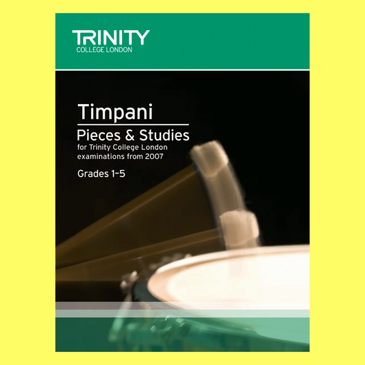 Trinity - Timpani Exam Pieces and Studies Grade 1-5 Book