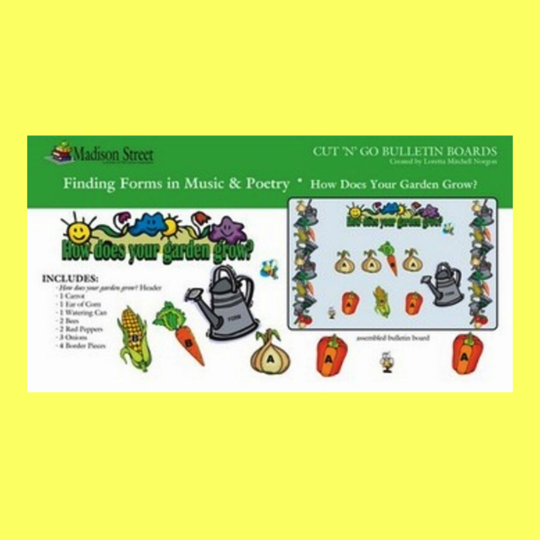 Finding Forms in Music and Poetry - (Cut 'n' Go Bulletin Boards)