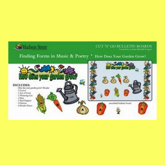 Finding Forms in Music and Poetry - (Cut 'n' Go Bulletin Boards)