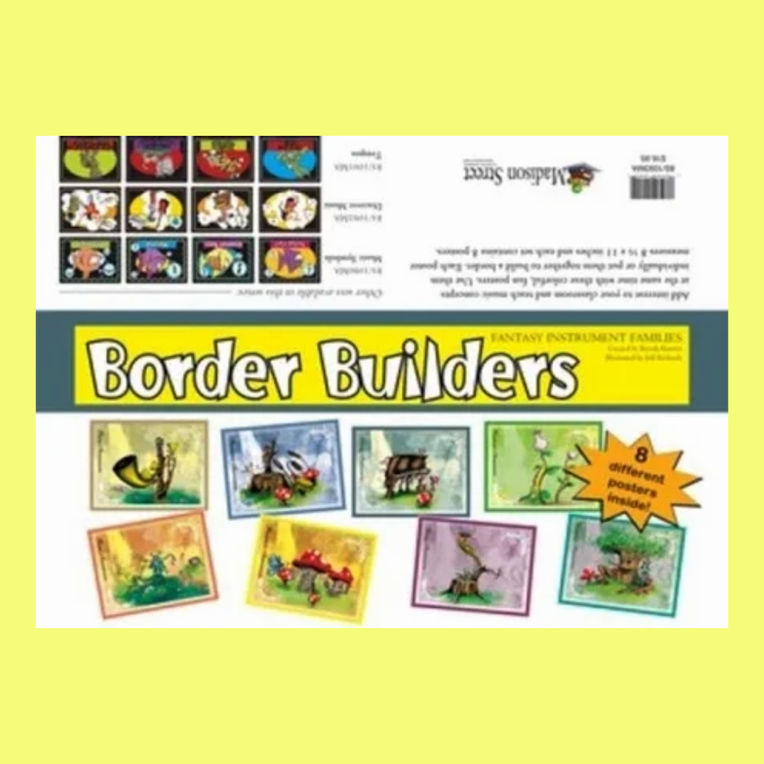 Border Builders - Fantasy Instrument Families (Classroom Posters)