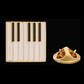 Piano Keys - Copper and Gold Pin