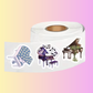Piano Teacher - Colourful Piano Themed Stickers - Extra Large Roll (500 Pieces)