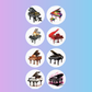 Piano Teacher - Piano Themed Stickers - Extra Large Roll (500 Pieces)