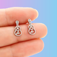 Mini Stud Guitar Earrings (Stainless Steel)