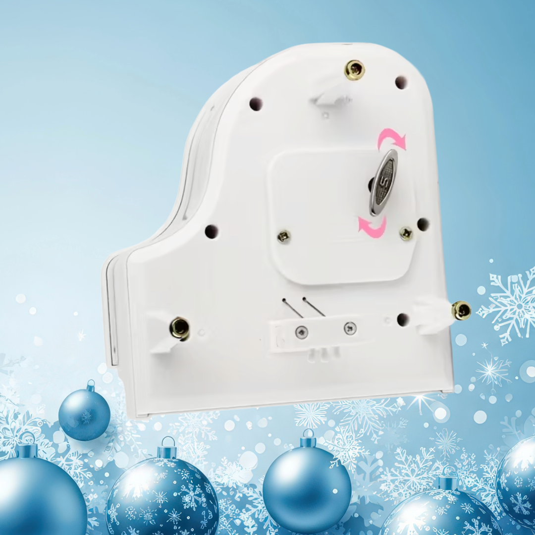 White Grand Piano Music Box (Fur Elise) with Wind Up Lever - Limited Time Holiday Special