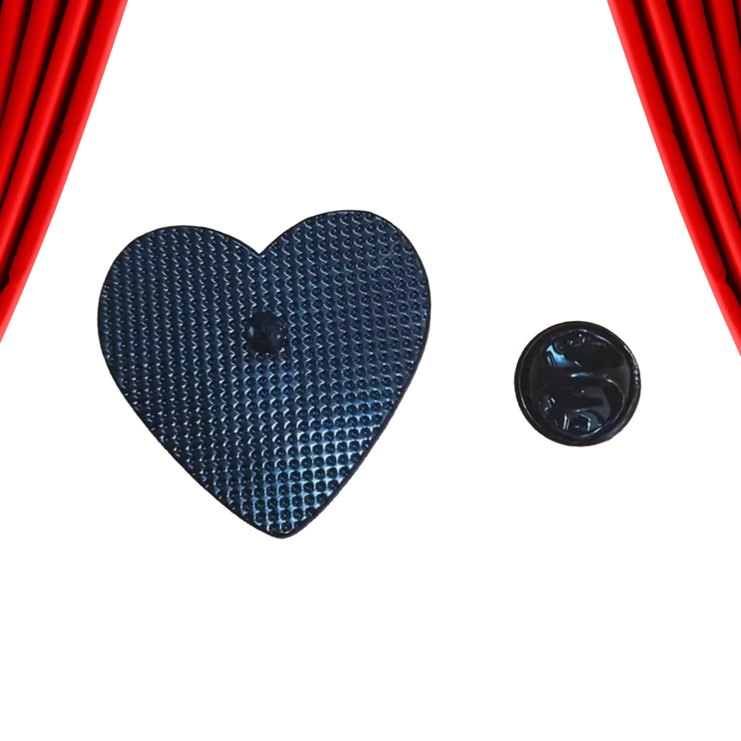 Its Showtime- Enamel Heart Pin
