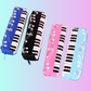 Navy Blue Piano Keys Pencil Case