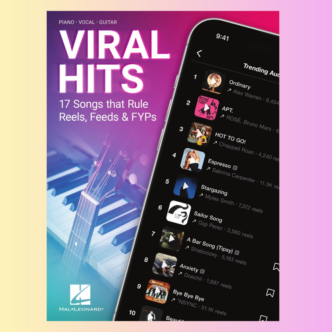 Viral Hits 2025- Piano/Vocal/Guitar Songbook (17 Hit Songs)
