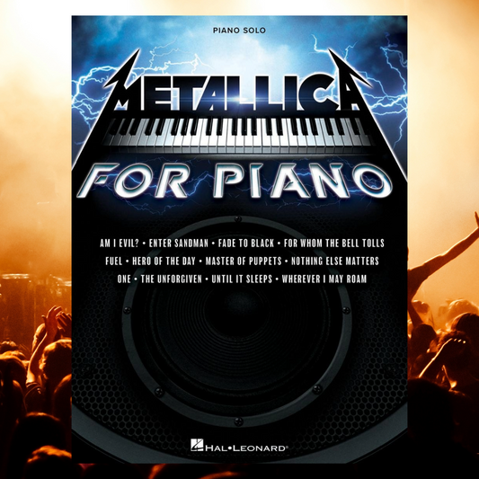 Metallica for Piano Songbook - New Release (12 Hit Songs)