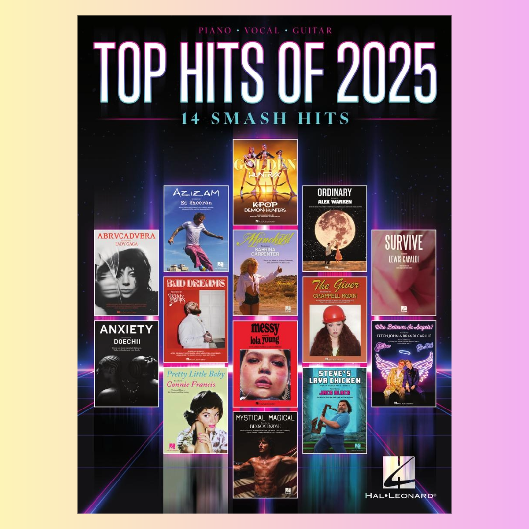 Top Hits of 2025 - Piano/Vocal/Guitar Songbook (14 Hit Songs)