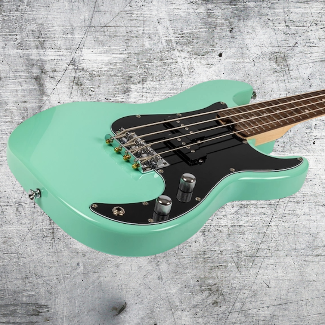 Flight Mini Bass Lite SFG Surf Green Solid Body Ukulele - Very Limited Stock - (2 Units Remaining)