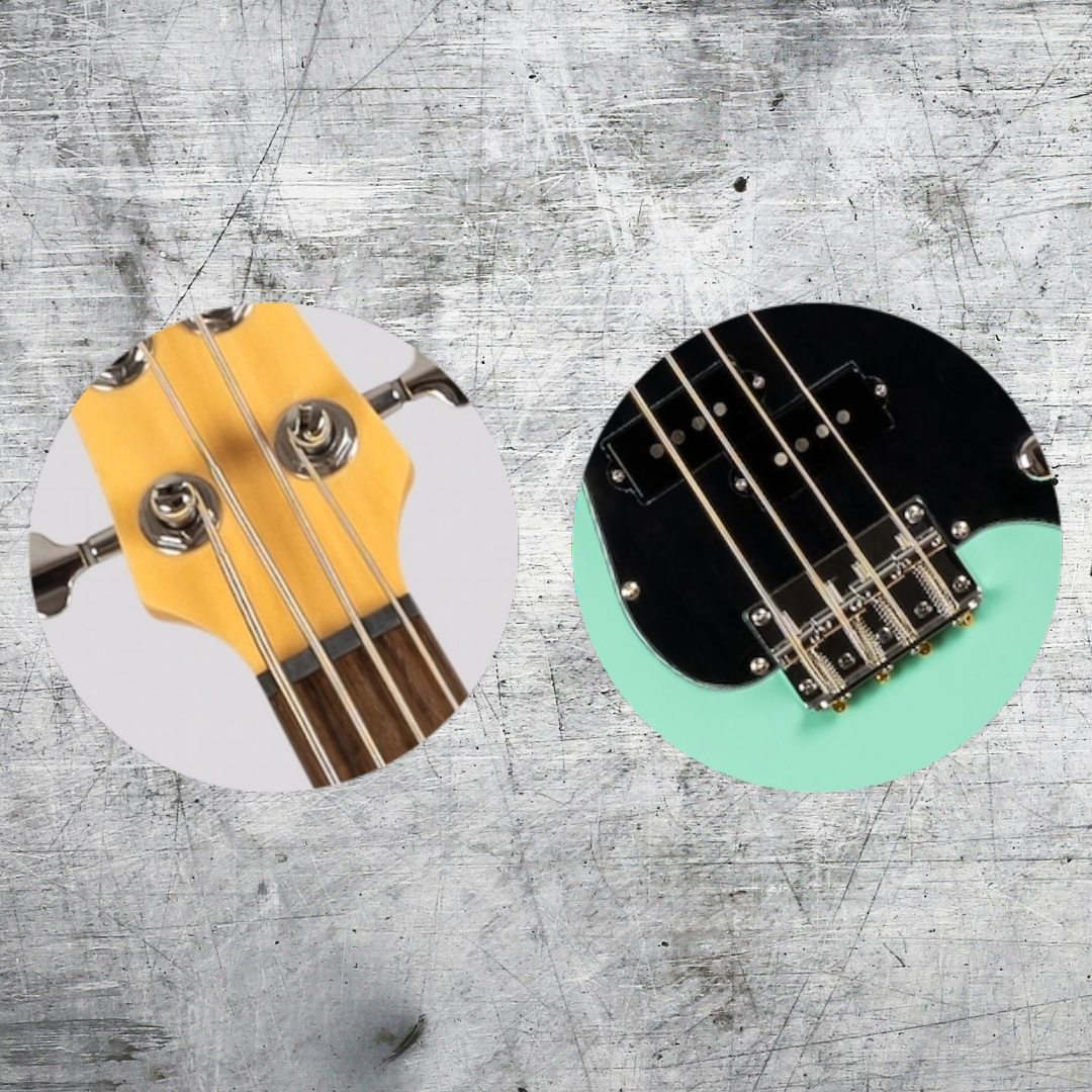 Flight Mini Bass Lite SFG Surf Green Solid Body Ukulele - Very Limited Stock - (2 Units Remaining)