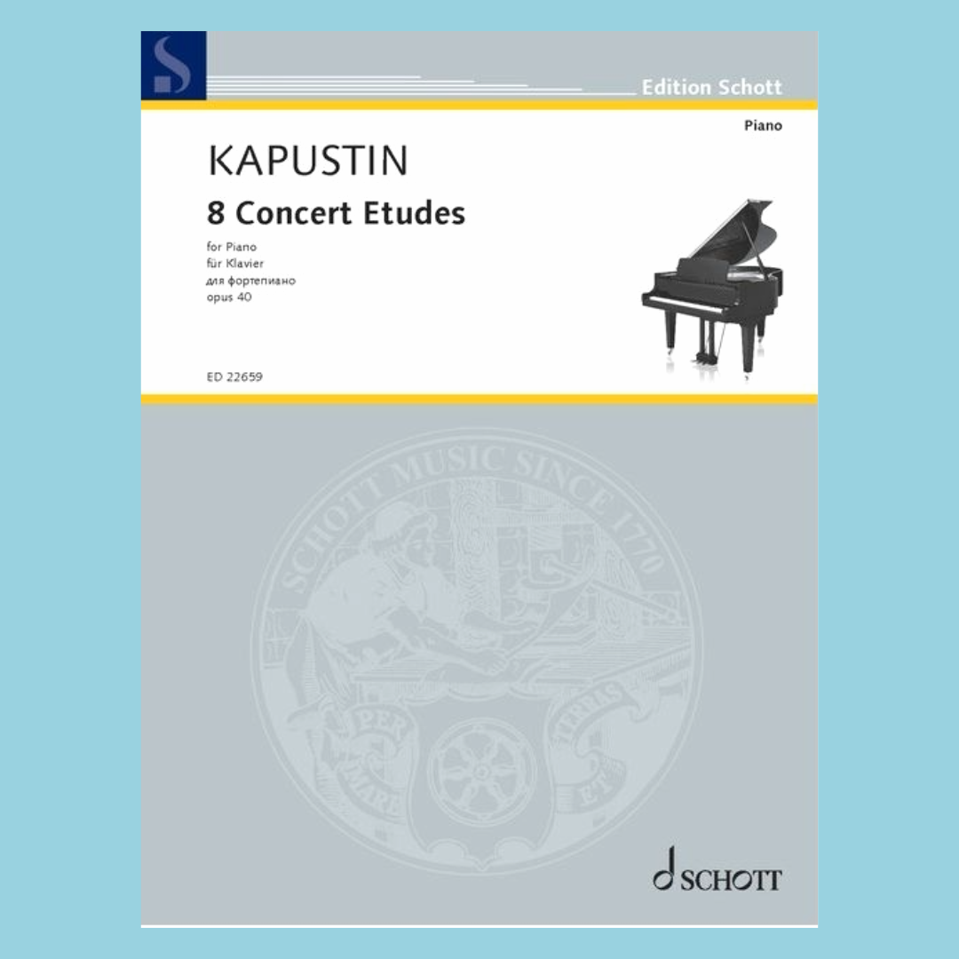Nikolai Kapustin - Eight Concert Studies Op. 40 Piano Solo Book