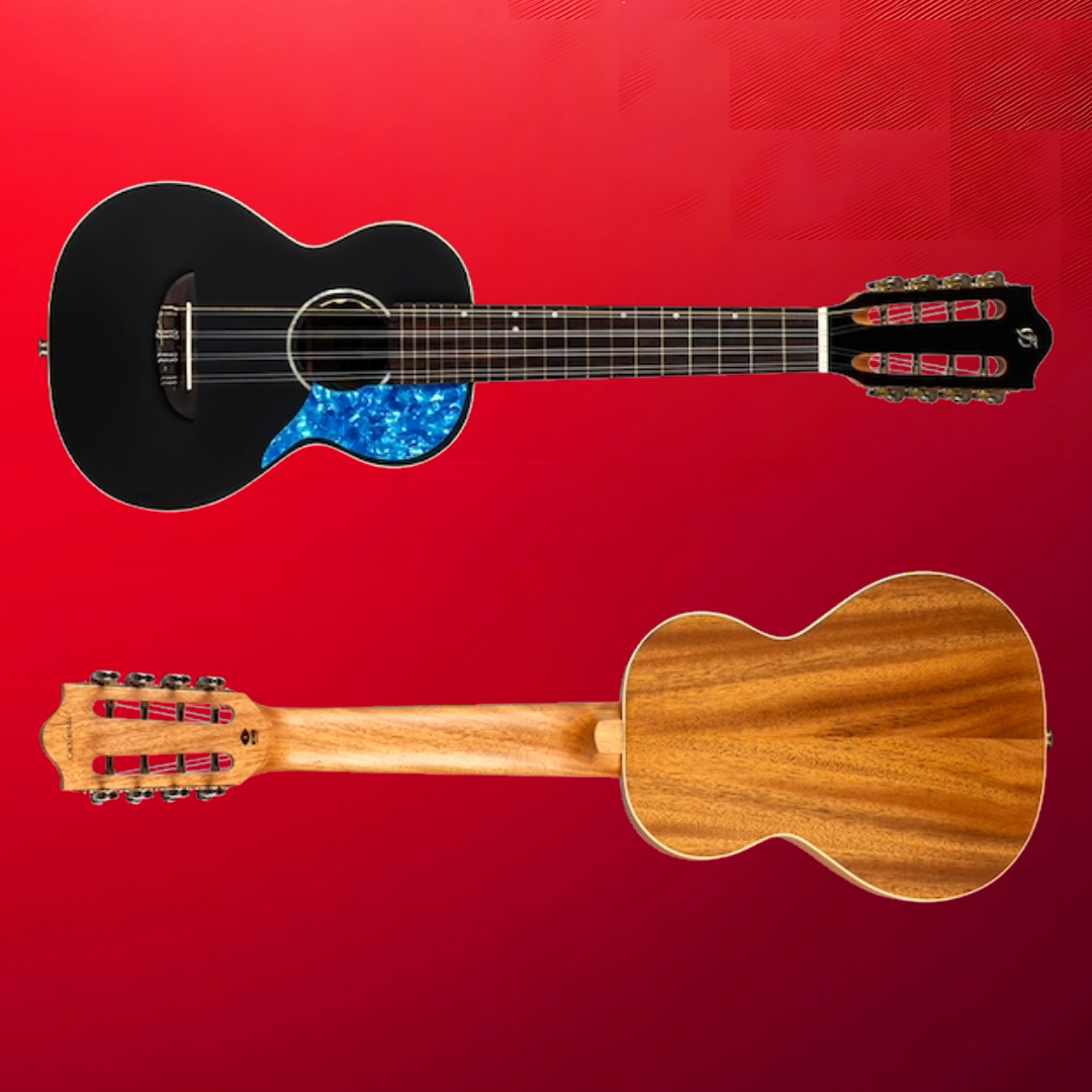 Flight Iris 8 Tenor - Eight String Ukulele with Deluxe Padded Gig Bag - Very Limited Stock (5 Units Remaining)
