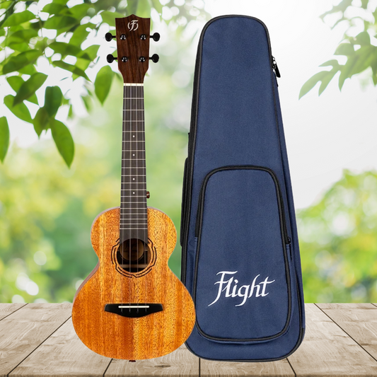 Flight NUC500 Solid Top Concert Ukulele with Padded Gig Bag - New Release, Limited Stock