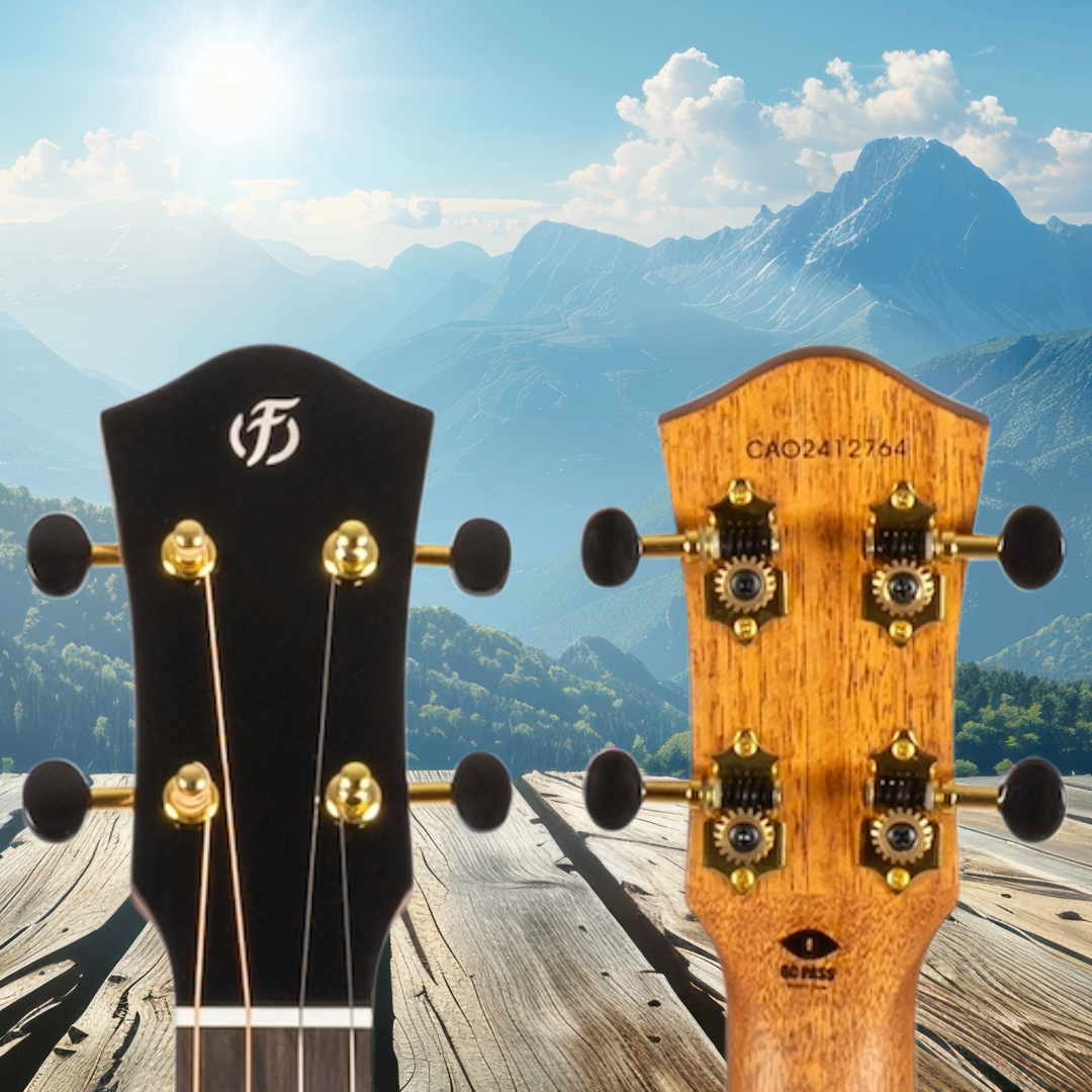 Flight Nora Steel String Baritone EQ-A with Deluxe Gig Bag - New in Australia - Very Limited Stock (4 Units Remaining)