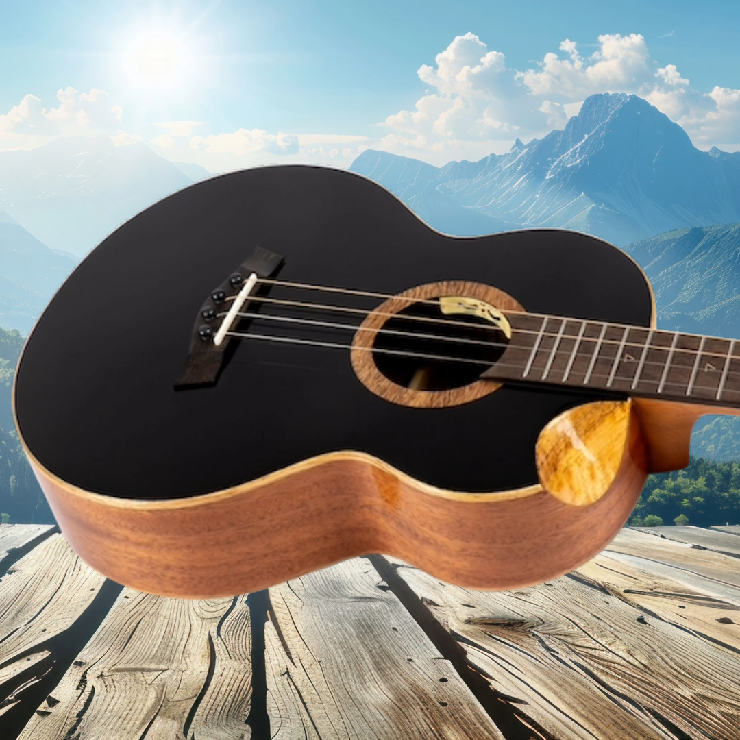 Flight Nora Steel String Baritone EQ-A with Deluxe Gig Bag - New in Australia - Very Limited Stock (4 Units Remaining)