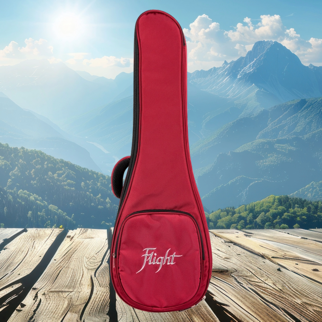 Flight Nora Steel String Baritone EQ-A with Deluxe Gig Bag - New in Australia - Very Limited Stock (4 Units Remaining)