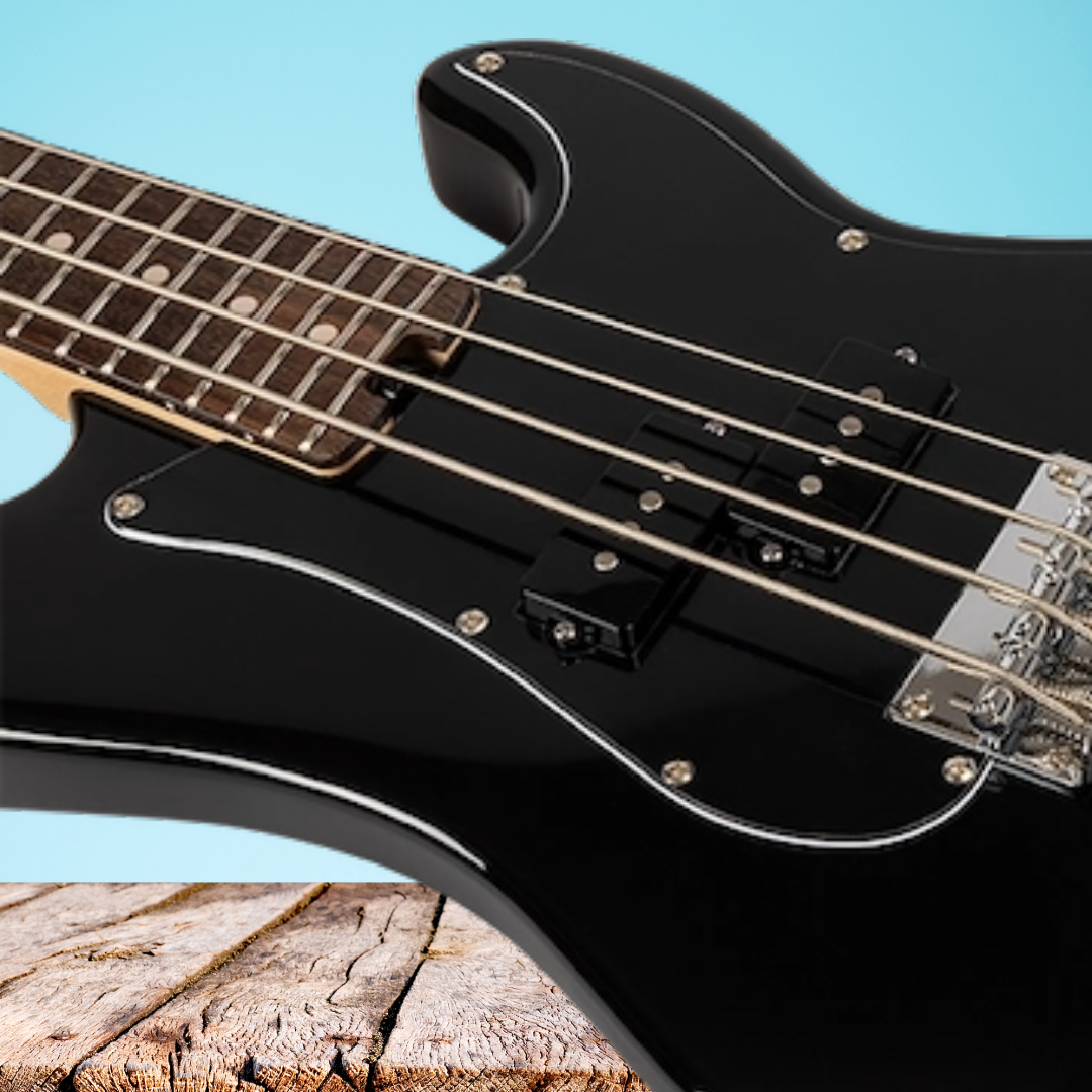 Flight Mini Bass Lite Bk Solid Body Ukulele  - New to Australia, Very Limited Stock - 3 Units Remaining