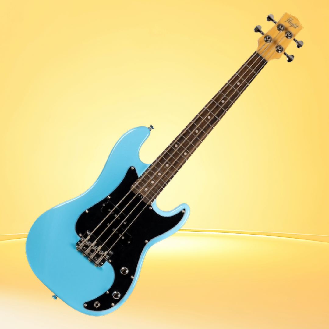 Flight Mini Bass Lite BL Blue Solid Body Ukulele  - New to Australia -Only 2 Left in Stock