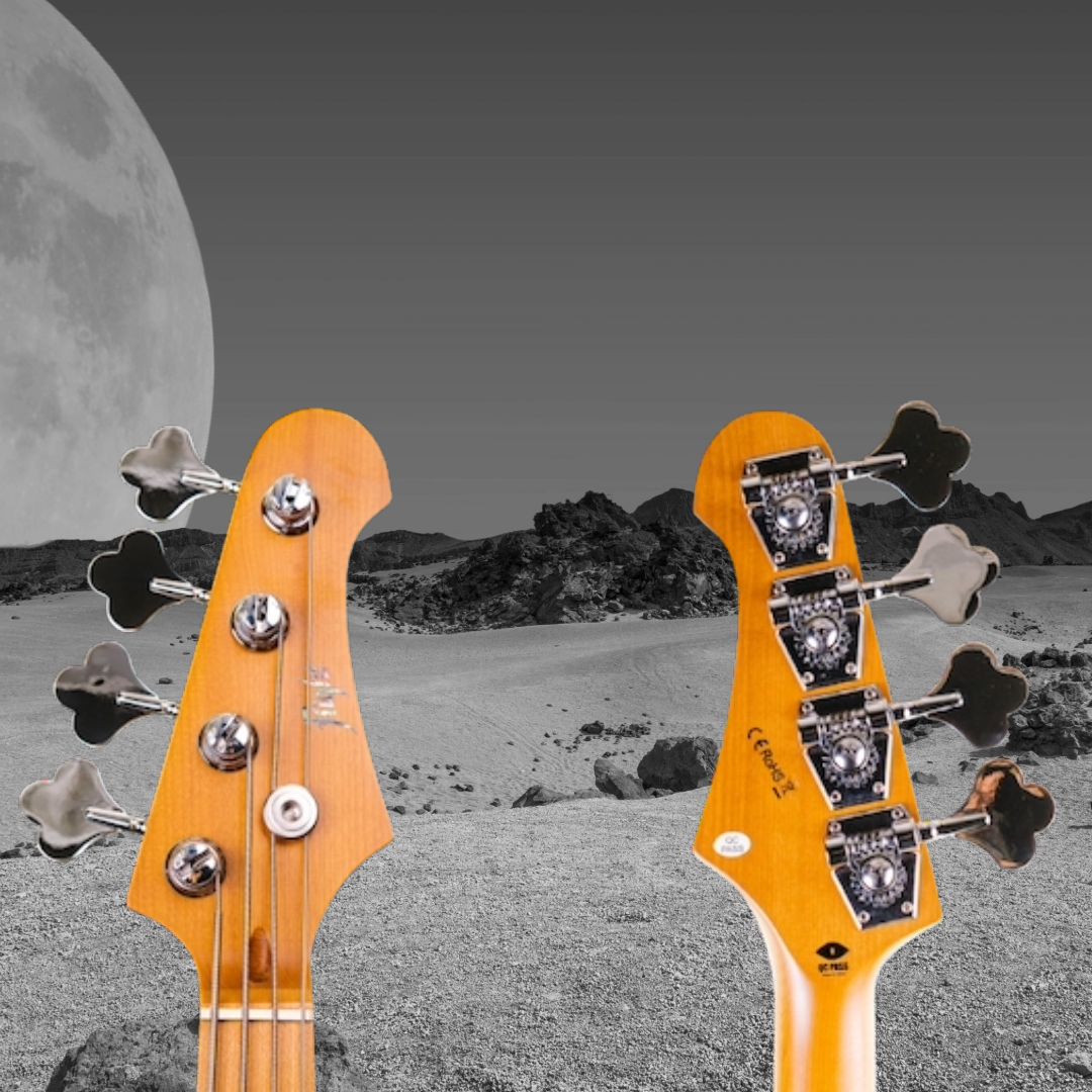 Flight Mini JB Bass Moonburst Solid Body Ukulele with Deluxe Gig Bag - Coming Soon