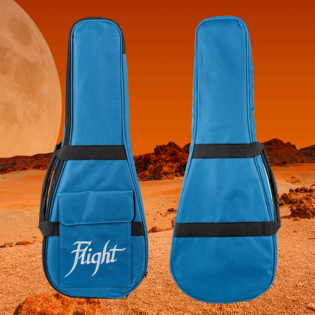 Flight Mini JB Bass Moonburst Solid Body Ukulele with Deluxe Gig Bag - Coming Soon