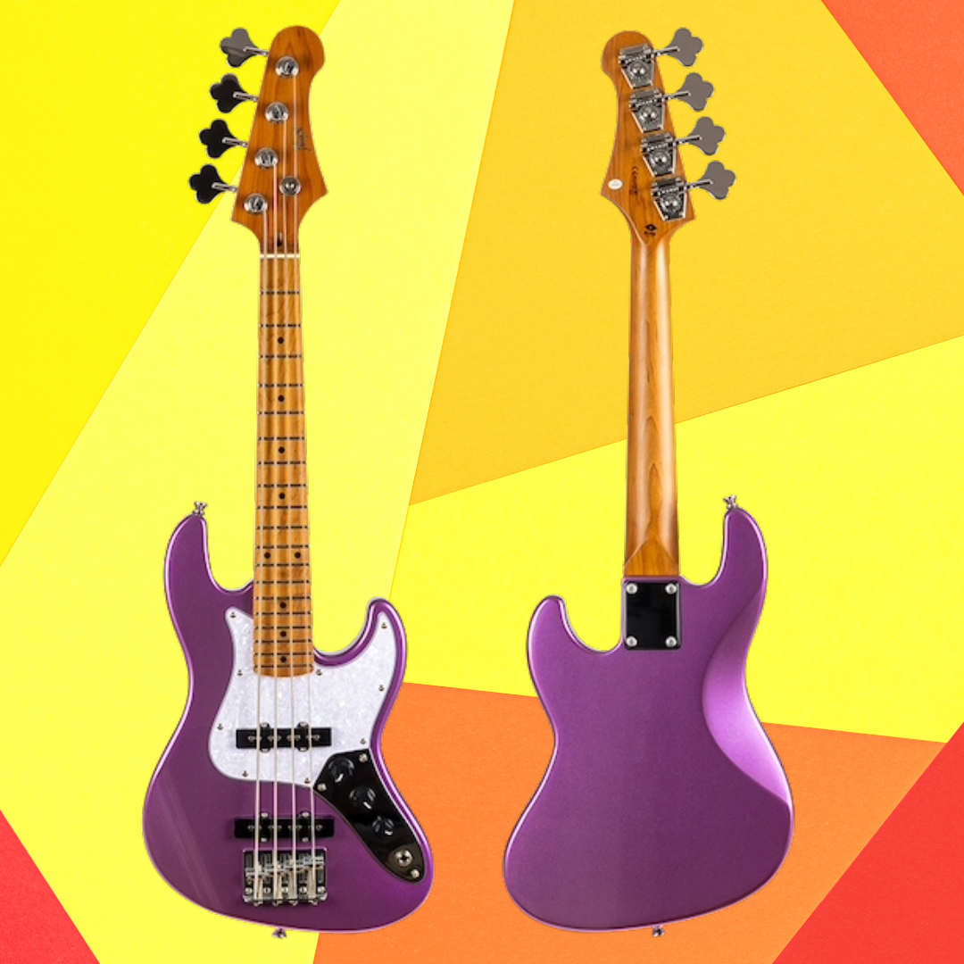 Flight Mini JB Bass Purple Solid Body Ukulele with Deluxe Gig Bag - Coming Soon