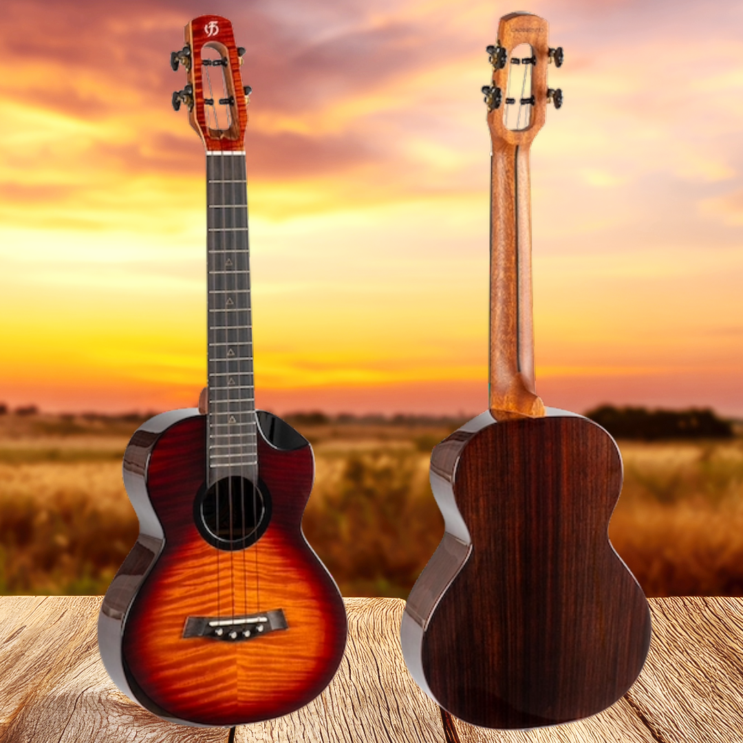 Flight Navigator EQ-A Tenor Solid Body Ukulele with Deluxe Gig Bag - New in Australia - Very Limited Stock (5 Units Remaining)