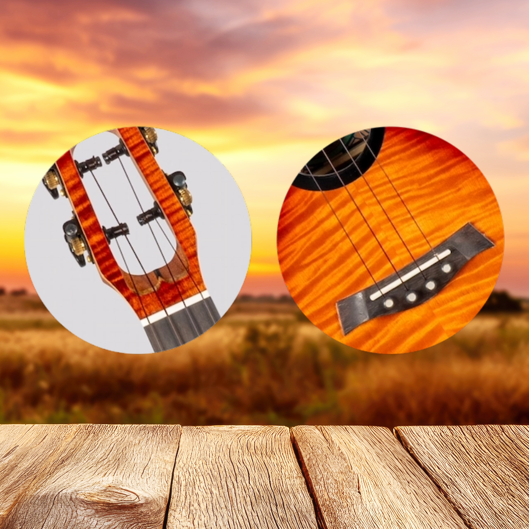 Flight Navigator EQ-A Tenor Solid Body Ukulele with Deluxe Gig Bag - New in Australia - Very Limited Stock (5 Units Remaining)