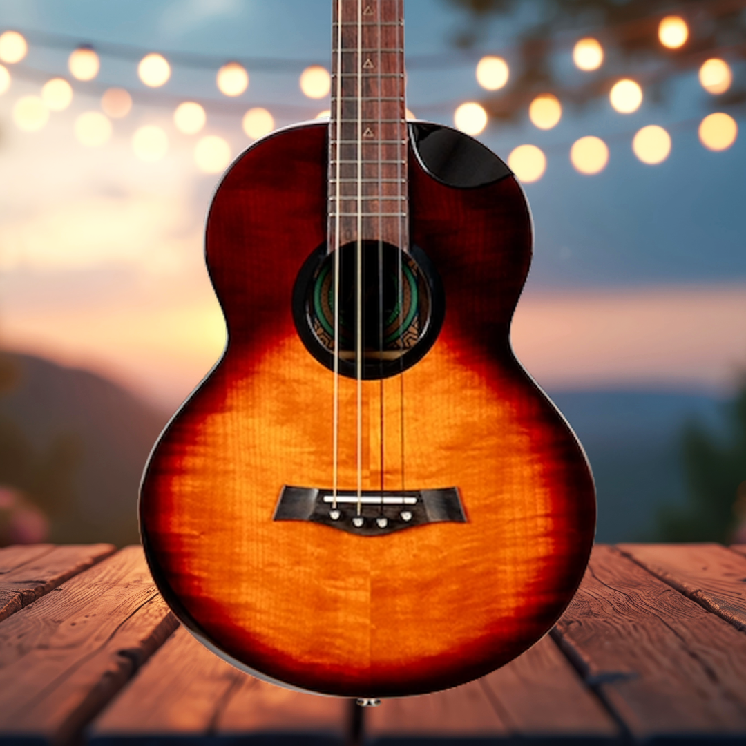 Flight Navigator EQ-A Baritone Solid Body Ukulele with Deluxe Gig Bag - New in Australia - Limited Stock (6 Units Remaining)