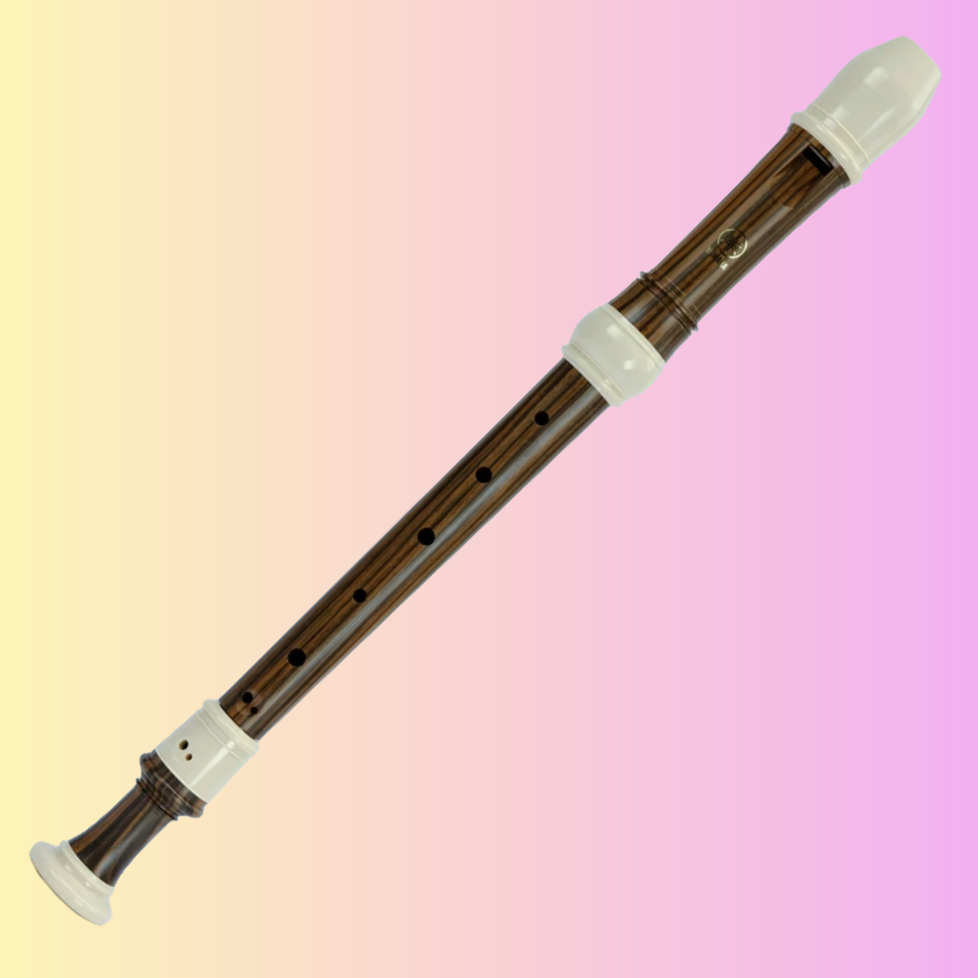 Yamaha YRA-324B -Alto/Treble 3 Piece Ebony Simulated F Recorder