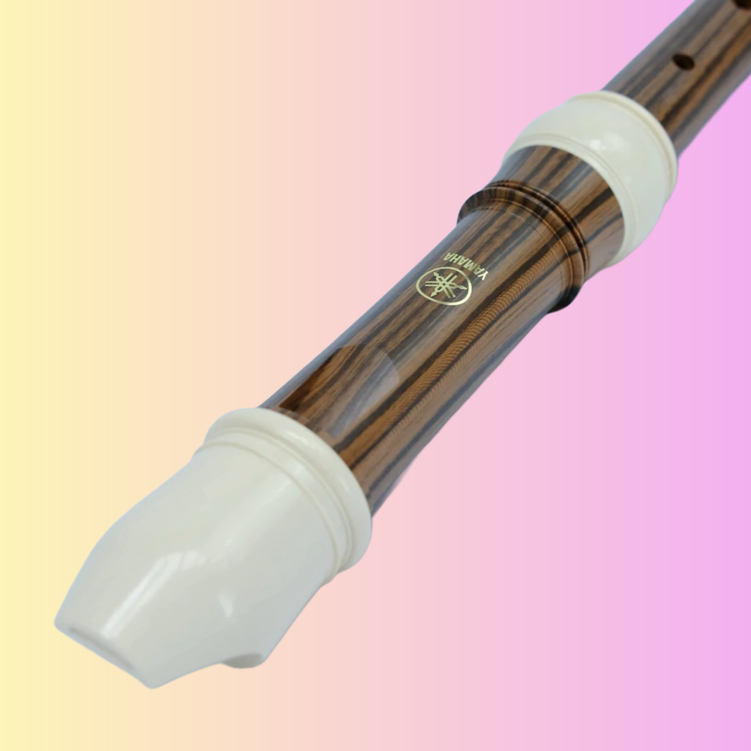 Yamaha YRA-324B -Alto/Treble 3 Piece Ebony Simulated F Recorder