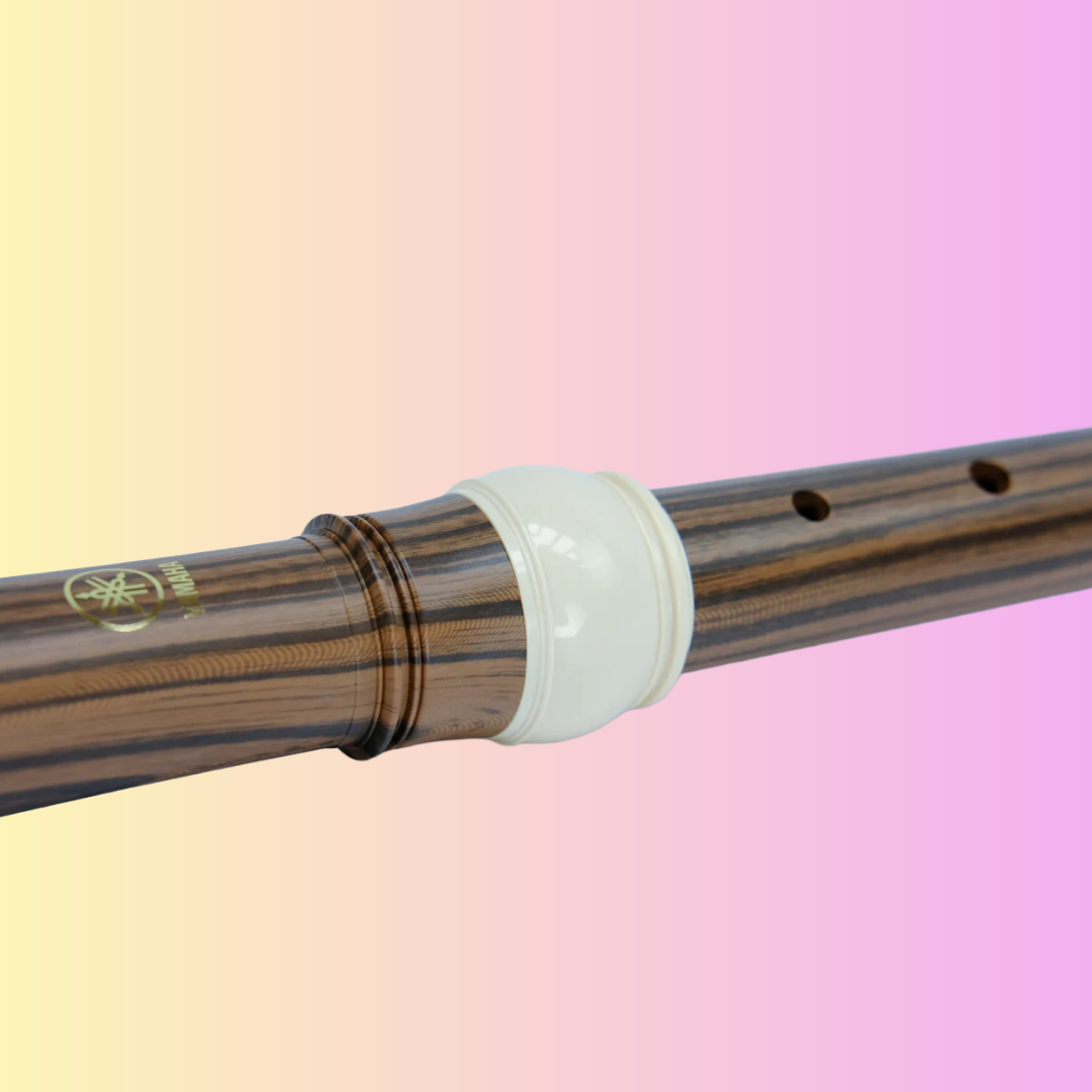 Yamaha YRA-324B -Alto/Treble 3 Piece Ebony Simulated F Recorder