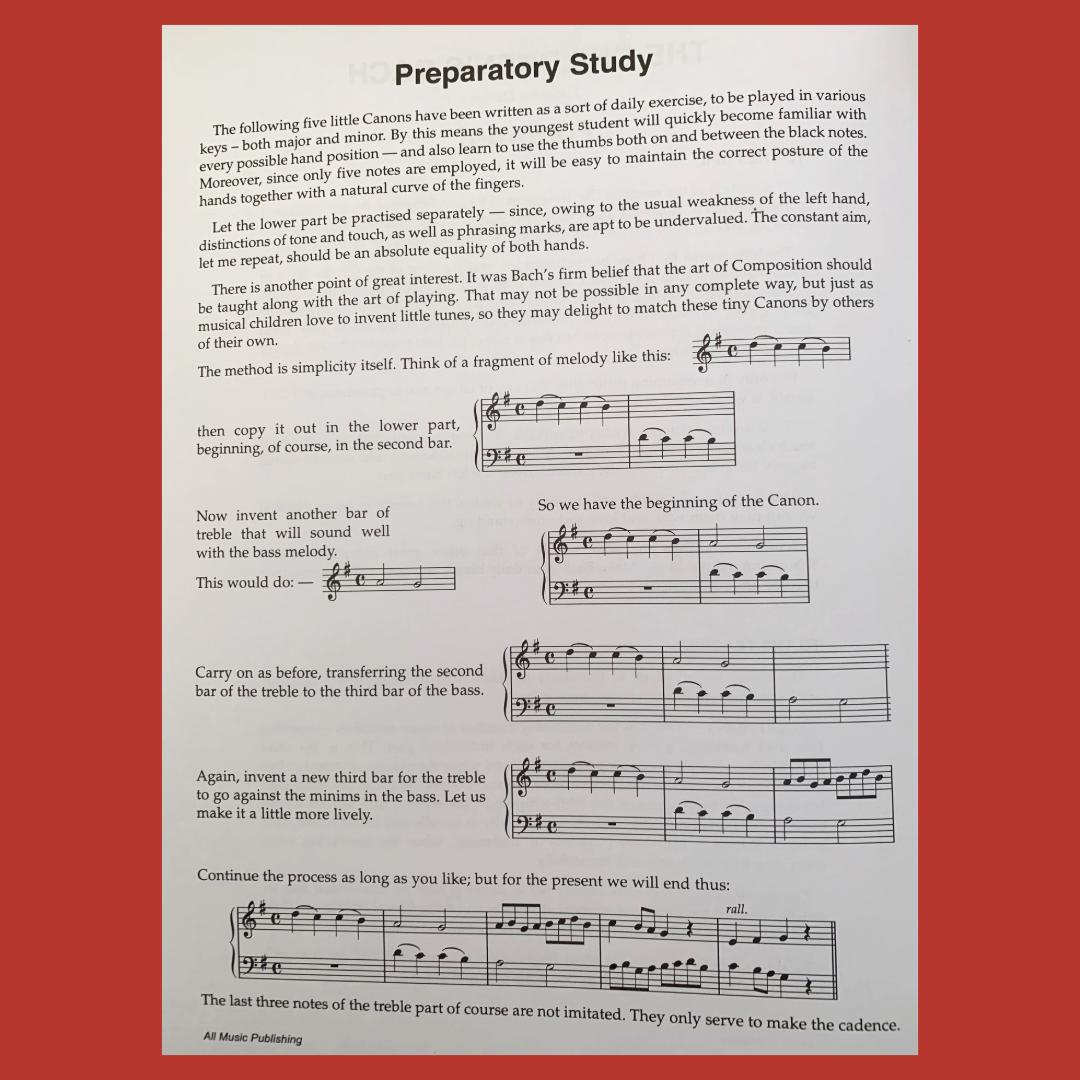 The Children's Bach Book - 30 Easy Pieces For Piano