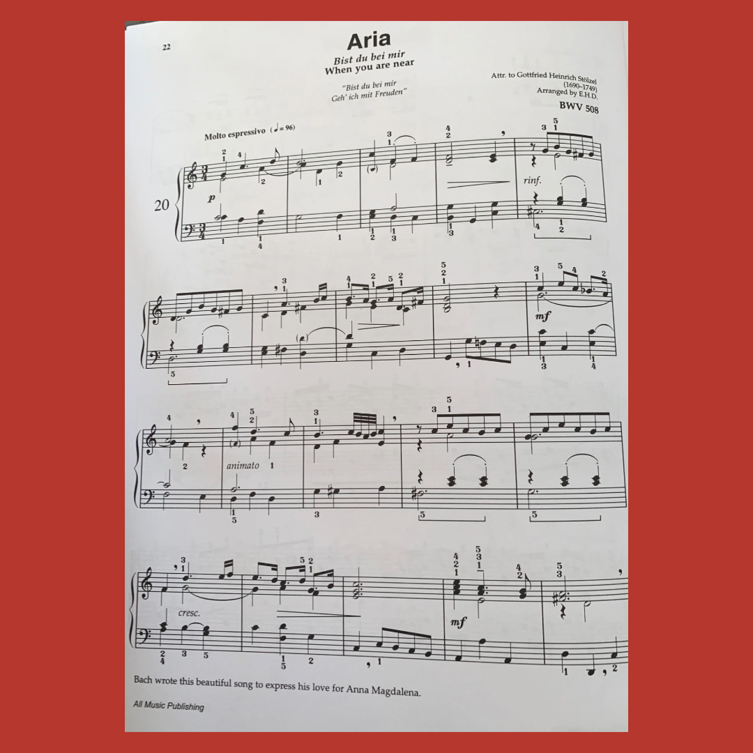 The Children's Bach Book - 30 Easy Pieces For Piano