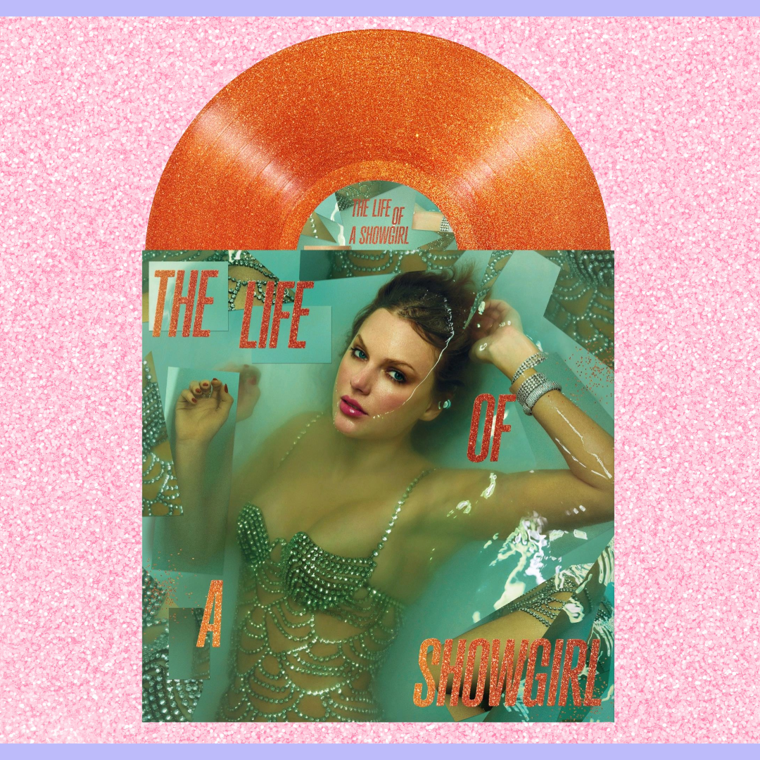 The Life Of A Showgirl - Sweat And Vanilla Perfume Portofino Orange Glitter Vinyl