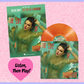 The Life Of A Showgirl - Orange Glitter Vinyl and Songbook Bundle