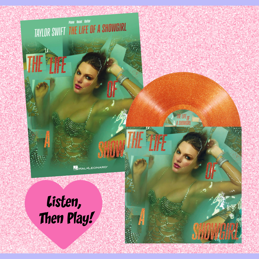 The Life Of A Showgirl - Orange Glitter Vinyl and Songbook Bundle