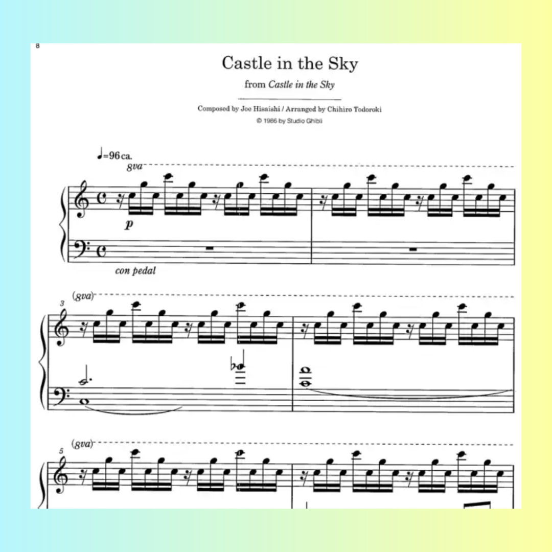 Studio Ghibli Recital Repertoire Volume 2 - Intermediate Piano Book