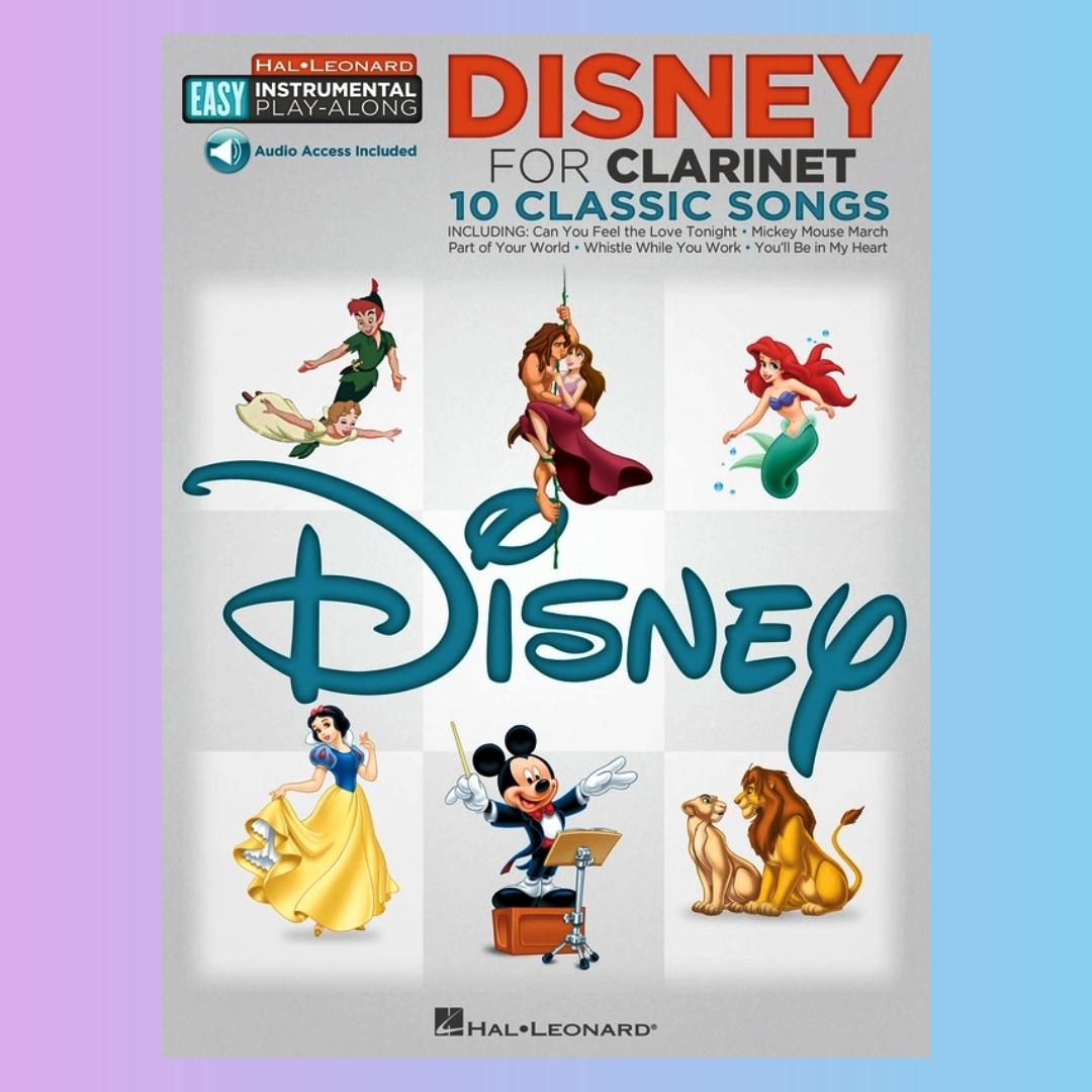 Disney For Clarinet Easy Instrumental Play Along Book/Ola