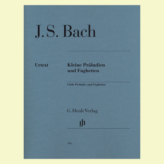 J.S Bach - Little Preludes And Fugues Urtext Book (26 Short Pieces)