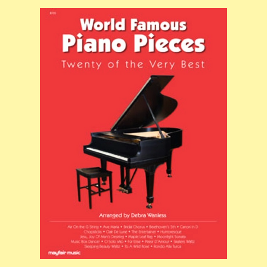 World Famous Piano Pieces Book - 20 of the Very Best